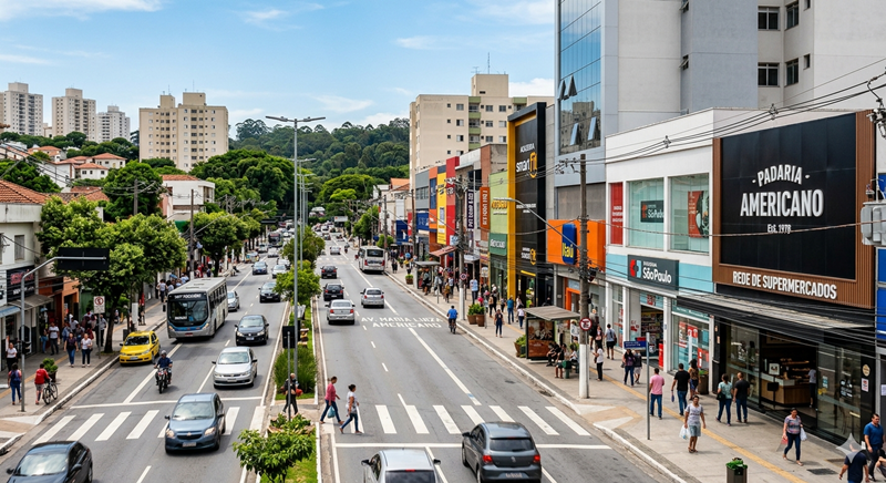 De Via Pacata a Corredor Econômico A Metamorfose Comercial da Av. Maria Luiza Americano
