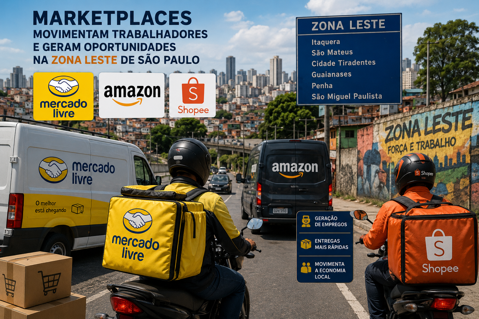 Marketplaces impulsionam empregos