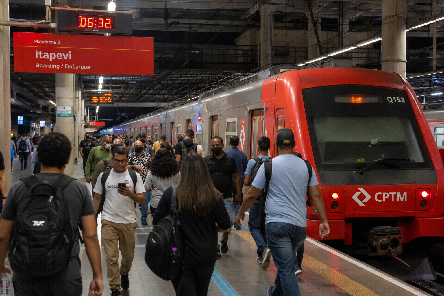Linhas de trem em São Paulo voltam a operar normalmente após paralisação e incêndio em composição