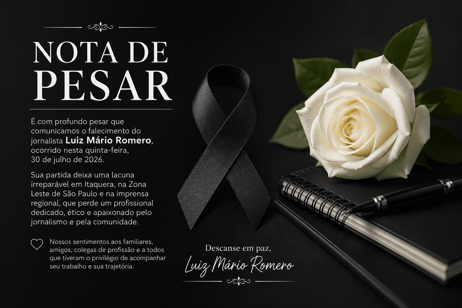 Nota de pesar