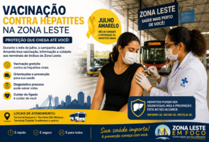 Vacinação contra hepatites chega aos terminais da Zona Leste