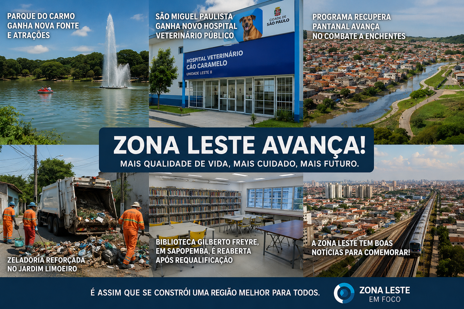 Zona Leste tem motivos para olhar para frente