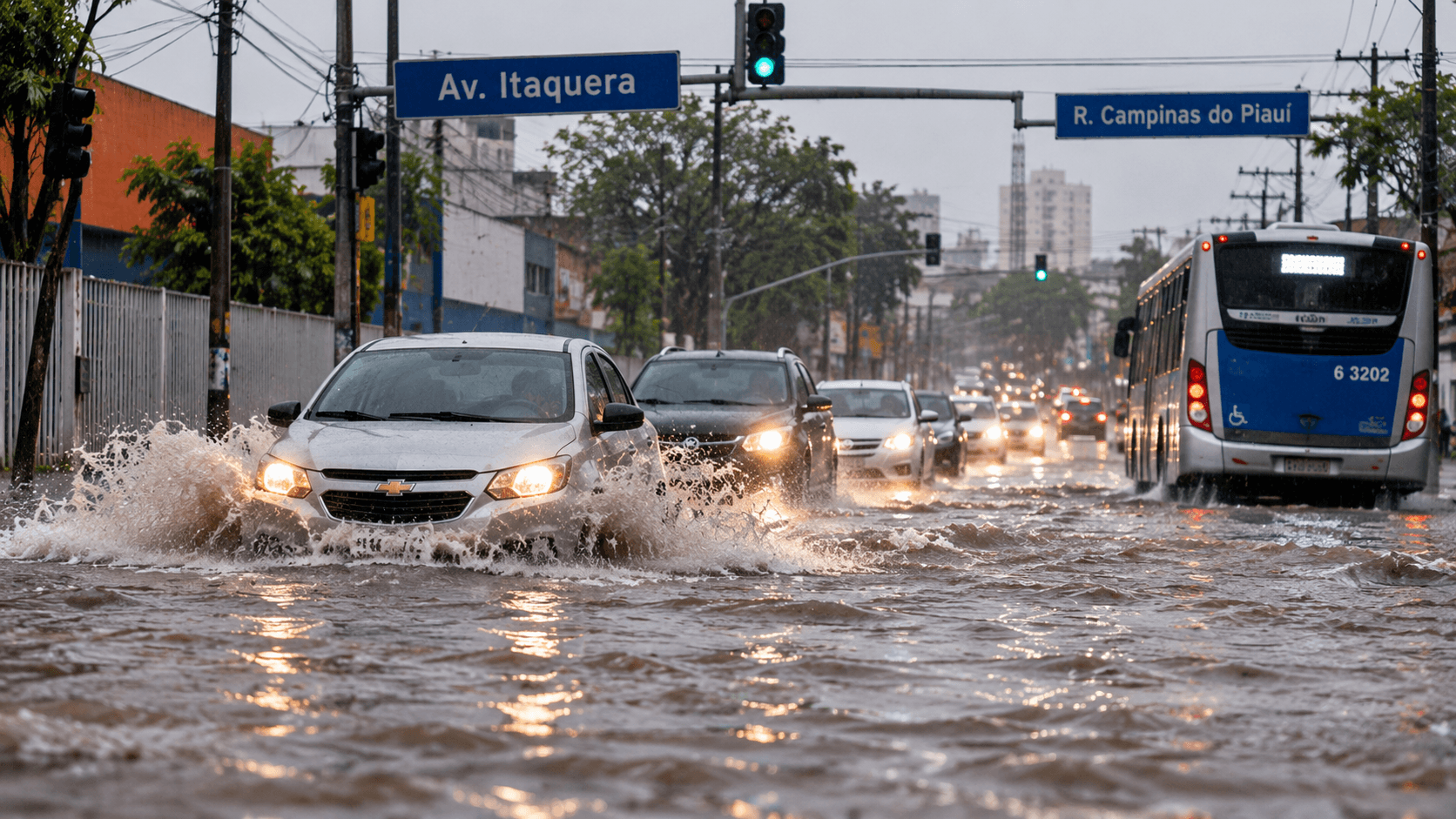 Alagamento na Zona Leste