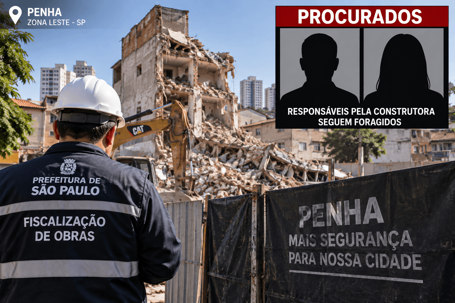 Desabamento na Penha