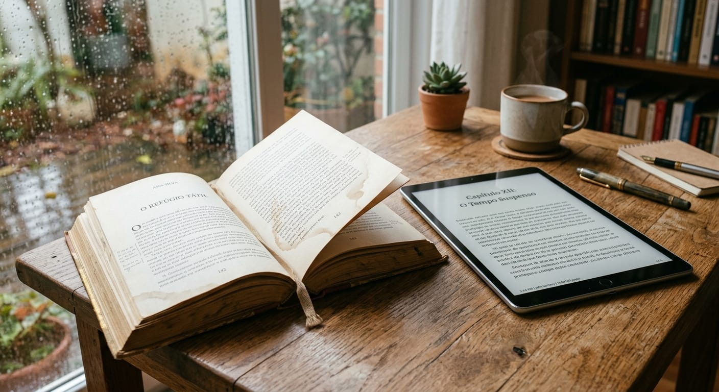 O Livro, a Tela e o Cheiro do Tempo