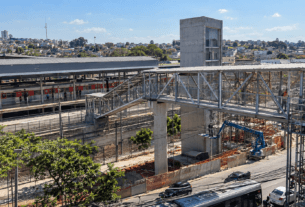 novo acesso à Estação São Miguel Paulista