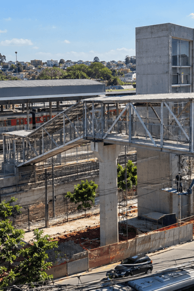 novo acesso à Estação São Miguel Paulista